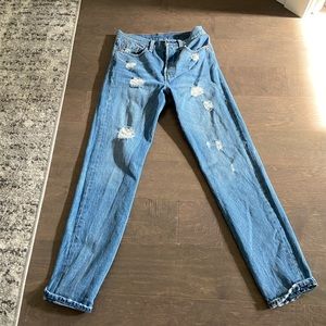 Levi’s jeans tight then slight boyfriend fit